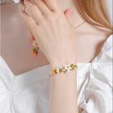 Orange Blossom Pearl Bracelet
