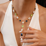Celestial Garden Gemstone Necklace
