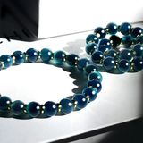 Blue Chalcedony Heart Flow Bracelet