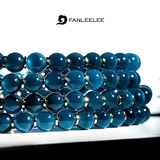 Blue Chalcedony Heart Flow Bracelet