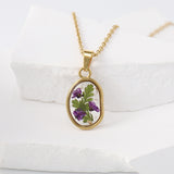 Eternal Bloom Resin Necklace