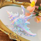 Iridescent Seashell Hair Claw Clip