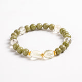 Citrine & Avocado Alashan Energy Bracelet
