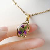 Eternal Bloom Resin Necklace