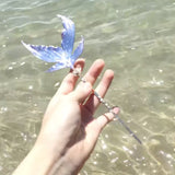 Iridescent Mermaid Hair Stick