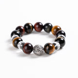 Tiger's Eye & Quartz Bracelet