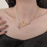 Rose Garden Pearl Necklace