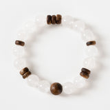 Pure Essence Crystal & Wood Bracelet