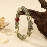 Zodiac Rooster Guardian Crystal Bracelet