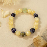 Zodiac Pig Guardian Crystal Bracelet