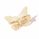 Golden Butterfly Hair Clip