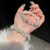 Luna Elegance Pearl & Crystal Bracelet