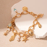 Oceanic Harmony Charm Bracelet