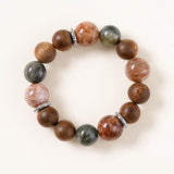 Phantom Quartz, Green Rutilated Quartz Kyara Agarwood Bracelet