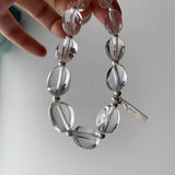 Clear Quartz & Sterling Silver Clarity Bracelet