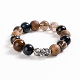 Tiger's Eye Obsidian Pixiu Bracelet