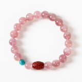Rose Quartz Carnelian Harmony Bracelet