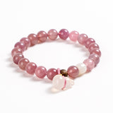 Blush Harmony Crystal Bracelet with Calabash Charm