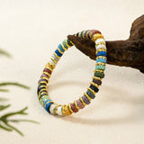 Multicolor Volcanic Stone Bracelet