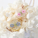 Ethereal Blossom Resin Necklace