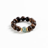Qi Nan Agarwood & Jade Harmony Ring