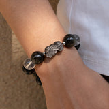 Obsidian & Tiger’s Eye Pi Xiu Protection Bracelet