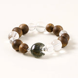 Moss Agate Lunar Harmony Bracelet