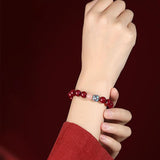 Vital Flame – Cinnabar Sunstone Bracelet