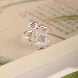 Lotus Bloom Sterling Ring