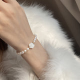 Elegance Blossom Pearl Bracelet