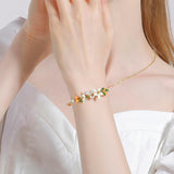 Orange Blossom Pearl Bracelet