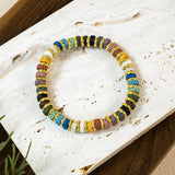 Multicolor Volcanic Stone Bracelet