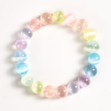 Pastel Cat's Eye Crystal Bracelet