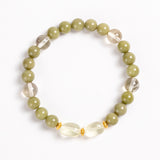 Citrine & Avocado Alashan Energy Bracelet
