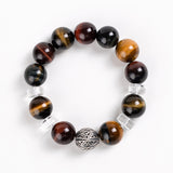 Tiger's Eye & Quartz Bracelet