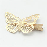 Golden Butterfly Hair Clip