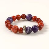 Horse Zodiac Spirit Bracelet – Carnelian & Amethyst for Energy