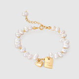 Good Luck Pearl Charm Bracelet