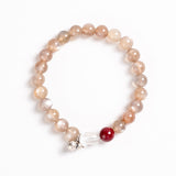 Moonstone & Clear Quartz Harmony Bracelet