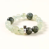 Tiger Zodiac Guardian Bracelet – Prehnite & Labradorite for Courage