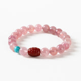 Rose Quartz Carnelian Harmony Bracelet