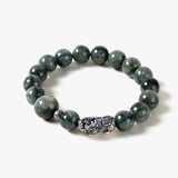 Hetian Green Jade Pixiu Bracelet