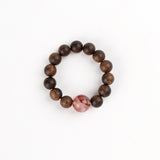 Agarwood & Cherry Blossom Resin Ring