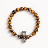 Yellow Tiger's Eye & Vajra Bracelet