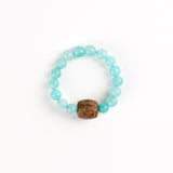 Amazonite & Agarwood Ring
