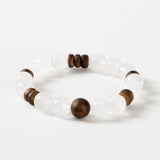 Pure Essence Crystal & Wood Bracelet