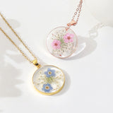 Ethereal Blossom Resin Necklace