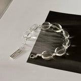 Clear Quartz & Sterling Silver Clarity Bracelet