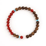 Harmony Wood & Stone Bracelet