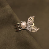 Mermaid Tail Pearl Hair Clip